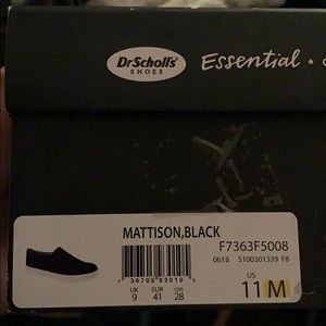 Dr schools black suede shoe